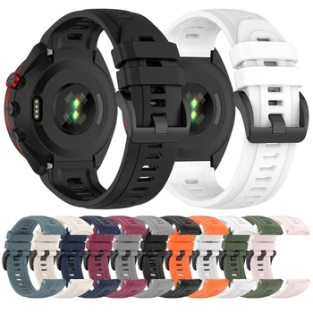 Smartwatch Band Soft Breathable Silicone Wriststrap Belt Quick Release Prakaitui atspari apyrankė artėjimui S70 42mm 47mm