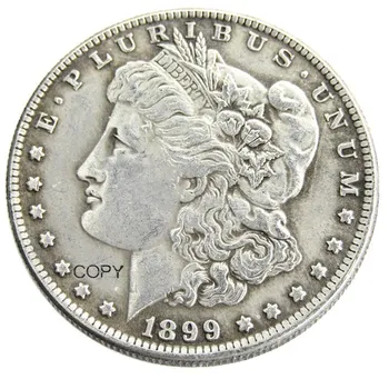 US 1899S Morgan Dollar sidabru dengta kopijavimo moneta