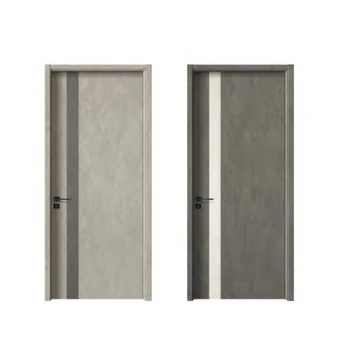 Gmart prabangus tvarto durų rėmas 42X80 didelis smulkiai raižytas HDF šarvuotų medinių viengubų durų dizainas su spynos šerdimi