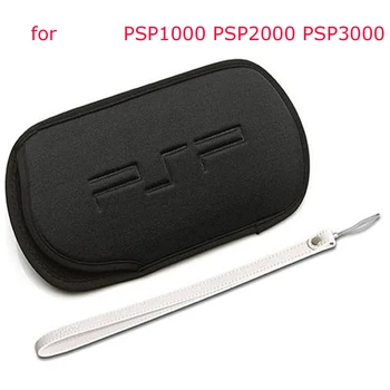 Minkšto ekrano apsauginis nešiojimo krepšio dėklas su rankiniu riešo dirželiu, skirtas PSP 1000 2000 3000 PSV1000 2000 priedai