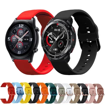 For Honor Watch GS 3/GS Pro Smartatch Band Silikoninis 22mm dirželis Honor Magic 2 46mm/Huawei GT 2 2E/GT 2 Pro apyrankė Ремешок