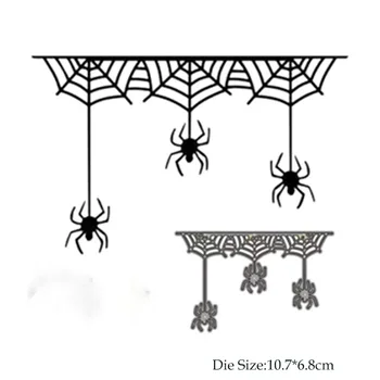 Spider Web metalo pjovimo štampų kortelių gamyba 