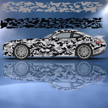 kamufliažas Automobilių lipdukai ita car tuning racing vinyl decal wrap side graphics car pattern decal lipdukas