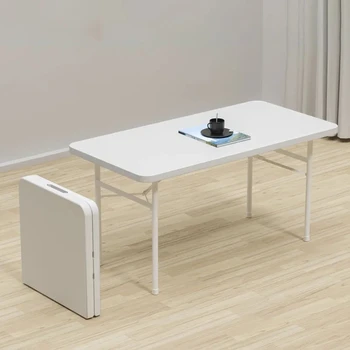 Sulankstomas stalas Pagrindinis Lauko nešiojamas stalas Modernus paprastumas Pusryčių stalas Paprastas stačiakampis Valgomasis Kavos staliukai Baldai