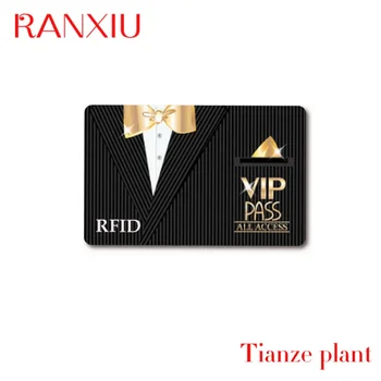 Custom VIP Business RFID plastikinė PVC narystės dovana lojalumo intelektualioji lustinė kortelė