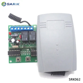 Smart universalus nuotolinio valdymo imtuvas 2channel 433.92Mhz valdiklis su 12/24V
