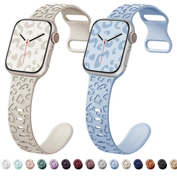 Graviruotas dirželis, skirtas Apple Watch Ultra Band 49mm 45mm 44mm 42mm 41mm 40mm 38mm Silikoninis dirželis apple watch Series 9 8 7 6 SE 5 4