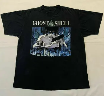 Ghost in the Shell Anime Heavy Cotton Comfort Marškinėliai