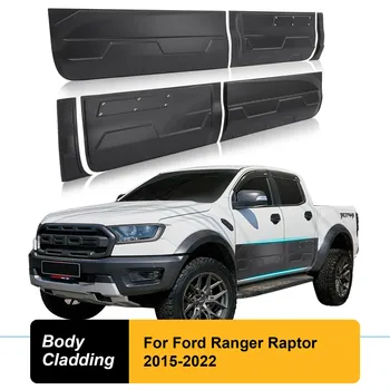 Automobilio išorė DIDELIO DYDŽIO kėbulo apdaila Ford Ranger Raptor 2015-2022 ABS durų liejimo kėbulo juostelių srauto apsauginis dangtelis