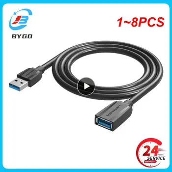 1~8PCS Naujas 16Pin OBD2 į USB prievadą įkroviklio adapterio kabelio jungtis Diagnostikos įrankis Automobiliniai priedai