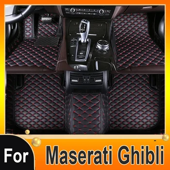 Automobilių grindų kilimėliai Maserati Ghibli 2014 2015 2016 2017 2018 Custom auto foot Pads auto carpet cover