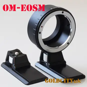 Adapterio žiedas su prailgintu trikoju stovas olympus om objektyvui į Canon EOSM EF-M EOSM/M2/M3/m5/m50 Veidrodinis fotoaparatas