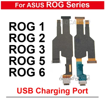 USB įkrovimo prievado įkroviklio dokas ASUS ROG telefono 1 2 3 5 6 Rog6 ROG2 Rog3 ROG5 ZS600KL ZS660KL ZS661KS ZS673KS pakaitinė dalis