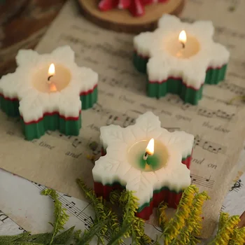 Snaigė Aromaterapinė žvakė Kūrybinė Kalėdų dovana 