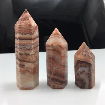 1Pc natūralus rodochrozito kristalas, skirtas pagerinti nuotaiką gijimo taškas brangakmenio šešiakampė kolona akmuo mineralinis namų dekoravimas