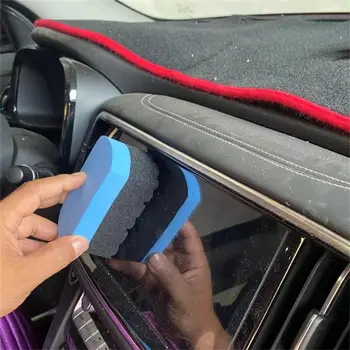 Putų poliravimo pagalvėlės Mėlyna automobilio grožio kempinė Kristalų dengimas Automobilių valymas Automobilių plovimas ir poliravimas Automobilių ir atsarginės dalys