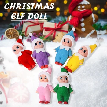 Kalėdų kūdikis Elfas Lėlių pakabukai Xmas Oranments Linksmos Kalėdų dekoro dovanos Noel Laimingų Naujųjų metų Natalio vaikų dovanos
