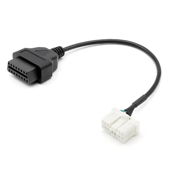 BF88 12 kontaktų OBD2 jungtis modeliui S 2012-2015 prailginimo adapterio kabelis USBInterface