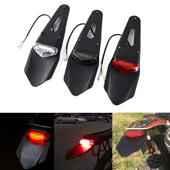 Universal Polisport Motociklų LED galinis žibintas ir galinio sparno stotelė Enduro purvo dviračio sparno galinis žibintas MX takas