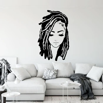 Black Woman Queen Diva Life Decal Classy Lady African Goddess Woman Afro Girl Room Gifts Vinyl Wall Art Decoration E343