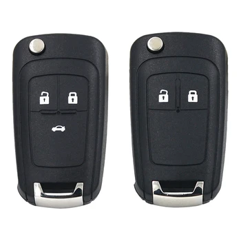 2X 3 mygtukai/2 mygtukai 434Mhz su ID46 lustiniu automobilio nuotolinio valdymo pulteliu Chevrolet Aveo Cruze Orlando HU100 ašmenys