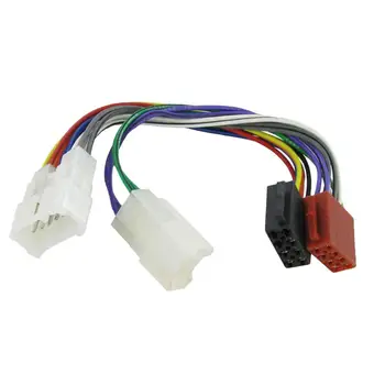 1 vnt Laidyno adapteris ISO stereo jungties staklių kabelio kištukui ir laidų priedams
