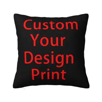 Prabangus jūsų dizaino pagalvėlės užvalkalas sofos poliesterio pritaikytas logotipas atspausdintas mesti pagalvės užvalkalas svetainės apdaila