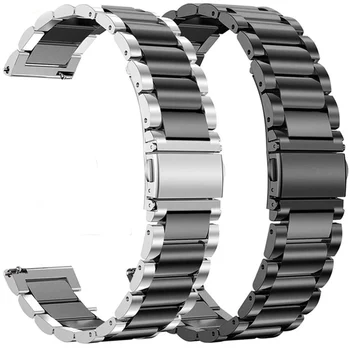 Nerūdijančio plieno metaliniai dirželiai, skirti LEMFO LEM12 PRO LF28 LF26 DTX DT35 Smart Watch Band Quick Release Pakeiskite apyrankės diržą Correa
