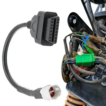 Pasukite signalo laido adapterio indikatoriaus jungtis Blinker kabelio kištuko diržų sąsaja Motociklų priedai 4 Kaištis Kabelis