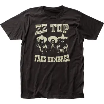 Zz Top Classic Rock Band licencijuotas koncertinis turas Juodi marškinėliai Vyrai Cg223