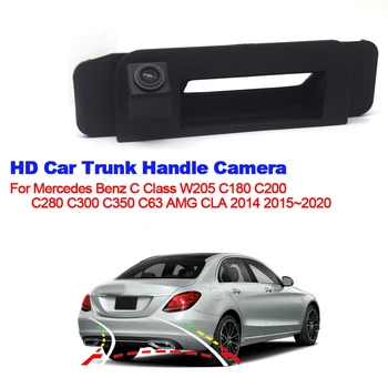 CCD HD automobilio bagažinės rankena Galinio vaizdo kamera Mercedes Benz C klasė W205 C180 C200 C280 C300 C350 C63 AMG CLA 2014 2015 ~ 2019 2020