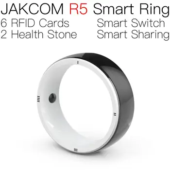 JAKCOM R5 išmanusis žiedas Geriausia dovana su uid epoksidiniu rfid uhf 12mm gamykliniu plombos lipduku pvc id nagui NFC lusto kilpos antena HF kortelė
