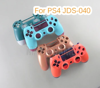 6vnt. PS4 PRO 4.0 JDM 040 JDS040 valdiklis Viso komplekto korpuso korpuso apvalkalo dangtelio pakaitinė oda, skirta Sony PlayStation 4 Pro 4.0