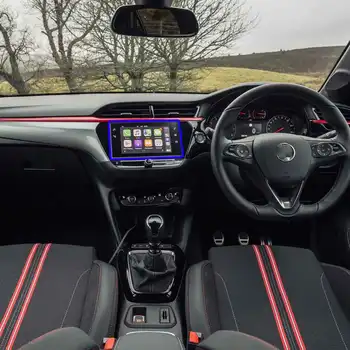 for Vauxhall Corsa/ Corsa-e 2019 2020 automobilių informacijos ir pramogų radijas GPS navigacijos ekranas Grūdinto stiklo plėvelės apsauga