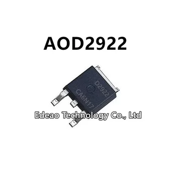 10Pcs/lot NAUJAS D2922 AOD2922 TO-252 7A100V N kanalo MOSFET lauko efekto tranzistorius