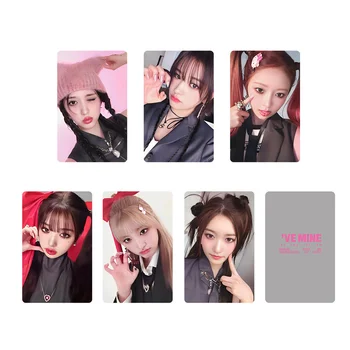 6vnt/set Kpop IVE Naujas albumas 1-asis EP Aš turiu savo nuotraukų kortelę LOMO kortelė REI Wonyoung LIZ Gaeul Leeseo kolekcinių kortelių atvirukas