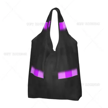Pixel žaidimo dizainas Anime pirkinių krepšys sulankstomas krepšys Tote krepšys Bakalėjos krepšiai Daugkartinis krepšys moterims Mielas krepšys Krepšys Supermarket Krepšys