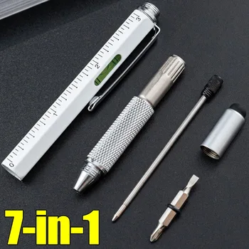 7-in-1 Daugiafunkcinis ekranas Jutiklinis tušinukas Talpinis rašiklis su atsuktuvu Skalės lygis Rašikliai Įtaisai Statybiniai įrankiai