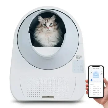CATLINK PRO-X Pet Smart Cat kraiko dėžutė Savaiminis išsivalymas Automatinis didelis visiškai uždarytas kačių tualetas Nuotolinis programų valdymas Arenero Gato
