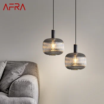 AFRA Contemporary Brass Pakabukas Light LED Nordic Simply Creative Glass Crystal Šviestuvas namų miegamojo barui