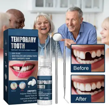 Dantų tarpo užpildas Dantų taisymo rinkinys Saugus ilgalaikis trūkstamų dantų skaldytų dantų taisymas Natūraliai atrodantis patvarus didelis poreikis