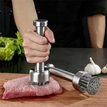 Mėsos minkštiklis 304 nerūdijančio plieno patvarus itin aštrus adatos ašmenų minkštiklis kepsniui Jautienos virtuvės priedai Virimo įrankiai