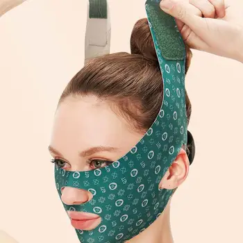 Reguliuojamas V veido tvarsčio pakėlimo diržas Sumažinti dvigubą smakro veido skulptūrą Miego kaukė Veido odos priežiūros įrankis Veido pakėlimo juostos