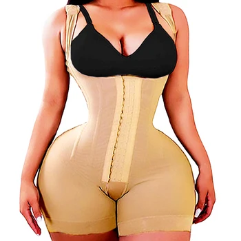 AfruliA Smėlinukų formuotojai Apatiniai korsetai Juosmens treniruoklis Sexy Butt Lifter viso kūno formuotojo valdymo kelnaitės Kolumbijos figūriniai drabužiai
