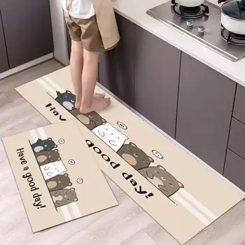 Virtuvės kilimėlis Mielas katinas Šuo Ilgas juostelės plotas Kilimėlis Įėjimo durų kilimėlis Prieškambaris Svetainė Kilimas Vonios grindys Kilimėlis Tapis