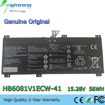 Naujas autentiškas originalus HB6081V1ECW-41 15.28V 56Wh nešiojamojo kompiuterio baterija, skirta Huawei MagicBook Pro 2020 10210U Honor V700