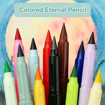 Spalvotų pieštukų rinkinys Spalvotas pieštukas, Ryškūs pigmentai maišymui, Piešimas, tapyba ir spalvinimas Rinkinys Tapybos meno reikmenysUn