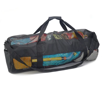 Mesh Dive Duffel Bag Mesh Travel Duffle Dry Bag Hold Mask Fins Snorkel Storage Bag for Scuba Snorkeling Nardymo įrangos įranga