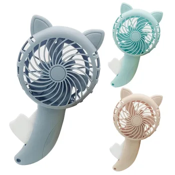 Rankinis mini ventiliatorius su katės ausimi nešiojamas kišenės dydžio patogus ventiliatorius biurams Klasės miegamieji