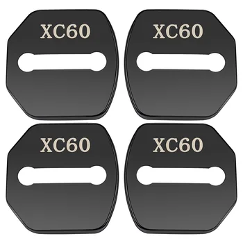 4vnt XC60 Antikorozinio dangtelio lipdukas XC60 automobilio durelių užrakto dangtelis skirtas 